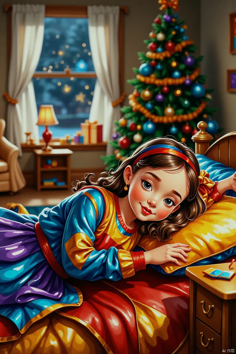 Cartoon style,Girl,Object Enhance,LoRA,FLUX.1