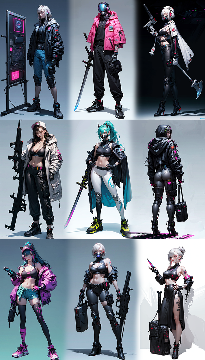 Box Series - Cyberpunk Concept Character Design