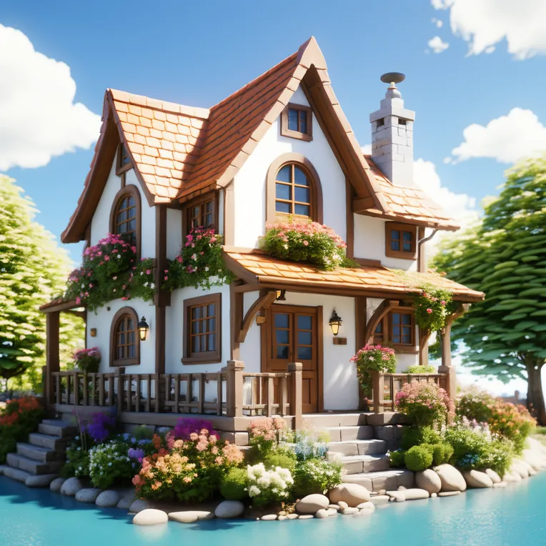 Anime,Cartoon style,Game Scene Design,LoRA,SD 1.5