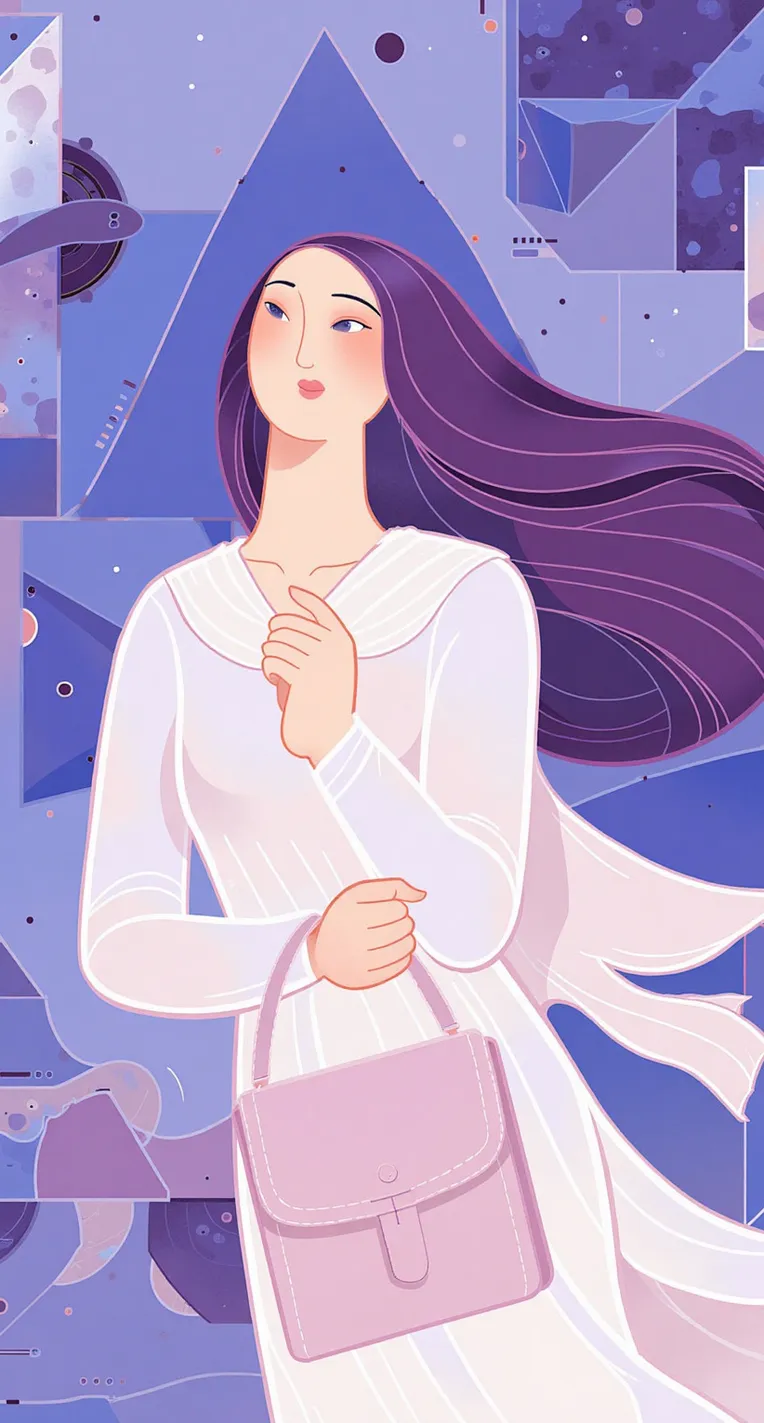 Flat Illustration,Girl,Style Boost,LoRA,FLUX.1