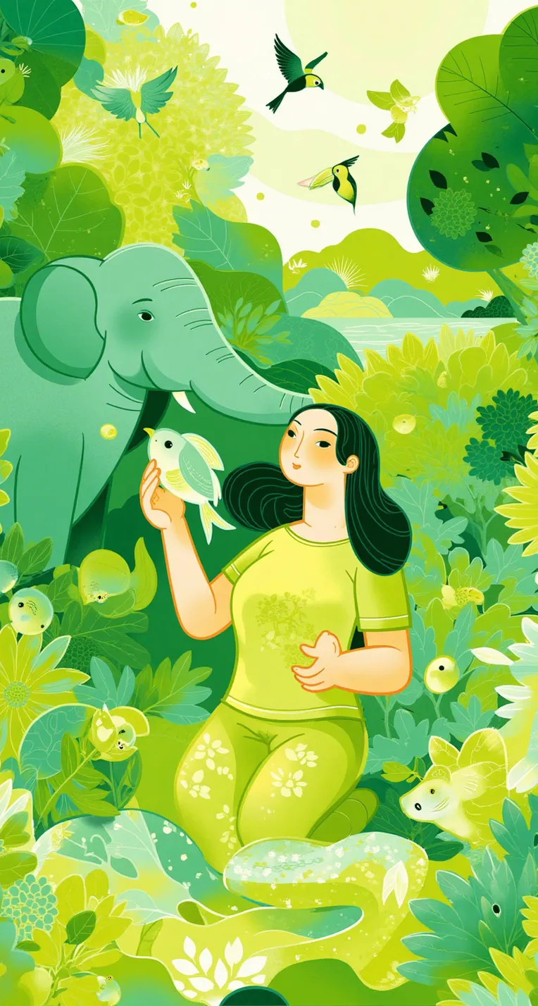 Flat Illustration,Girl,Style Boost,LoRA,FLUX.1