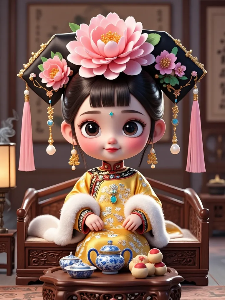 Cartoon style,Girl,LoRA,FLUX.1