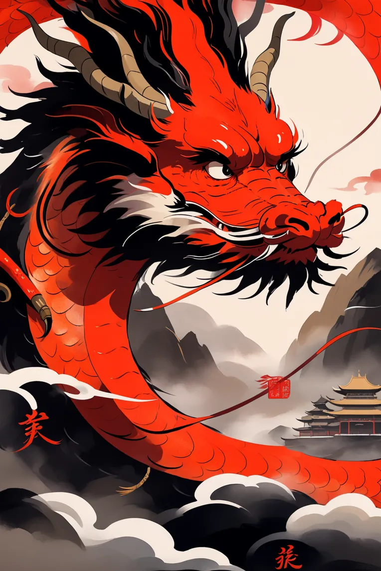 Chinese Style,Traditional Painting Media,Style Boost,Checkpoint,SDXL