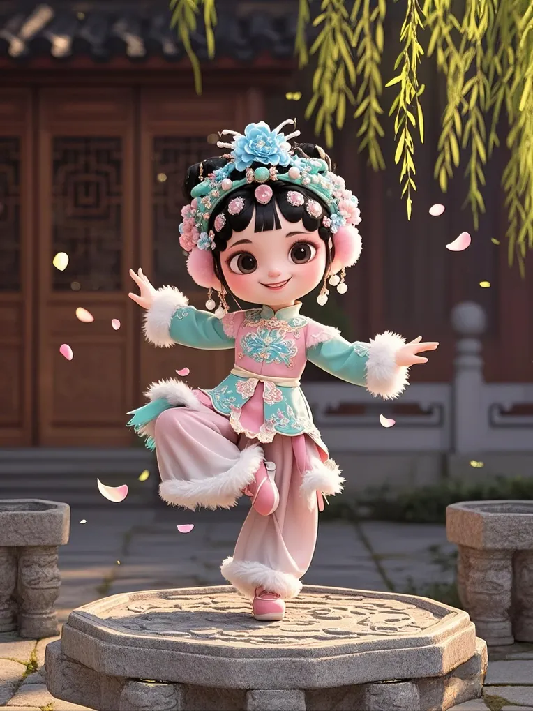 Cartoon style,Girl,LoRA,FLUX.1