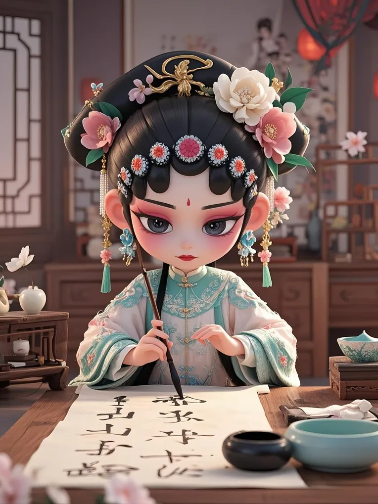 Cartoon style,Girl,LoRA,FLUX.1