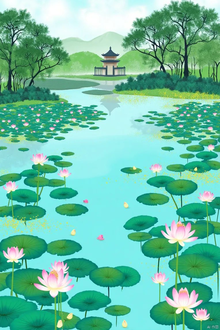 Traditional Painting Media,Style Boost,Landscape,LoRA,FLUX.1