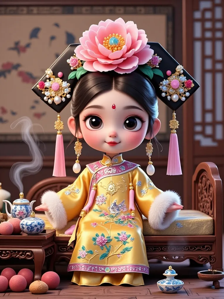 Cartoon style,Girl,LoRA,FLUX.1