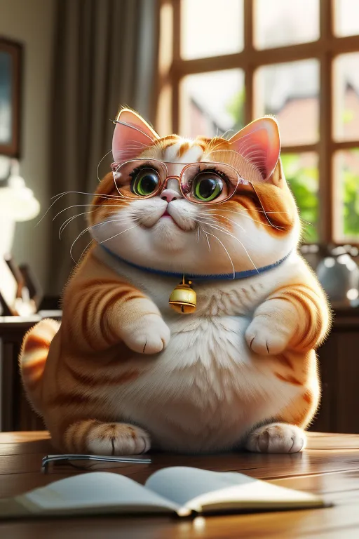 Hot orange cat/animal/anthropomorphic/self-media/pink/revanimated