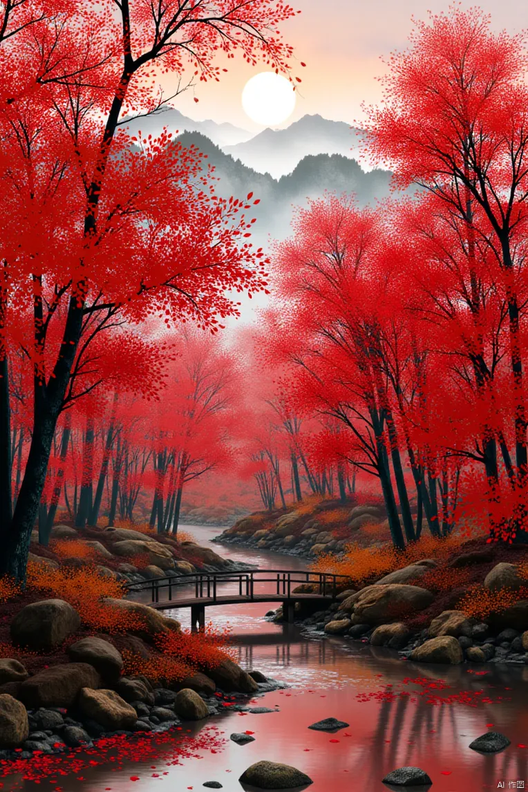 Traditional Painting Media,Style Boost,Landscape,LoRA,FLUX.1