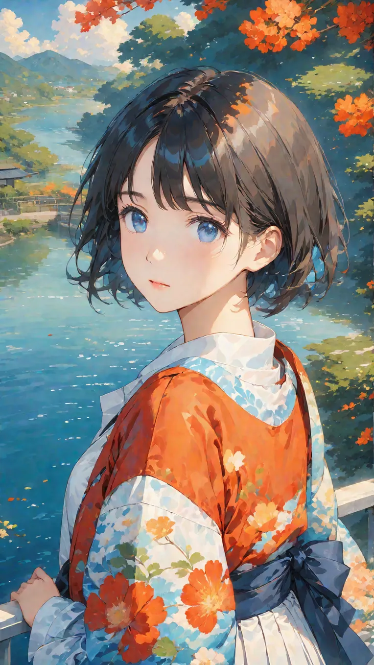 Anime Style,Hand-Drawn,Girl,LoRA,SDXL