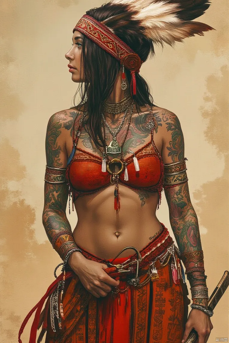 Hand-Drawn,Traditional Painting Media,Girl,LoRA,FLUX.1