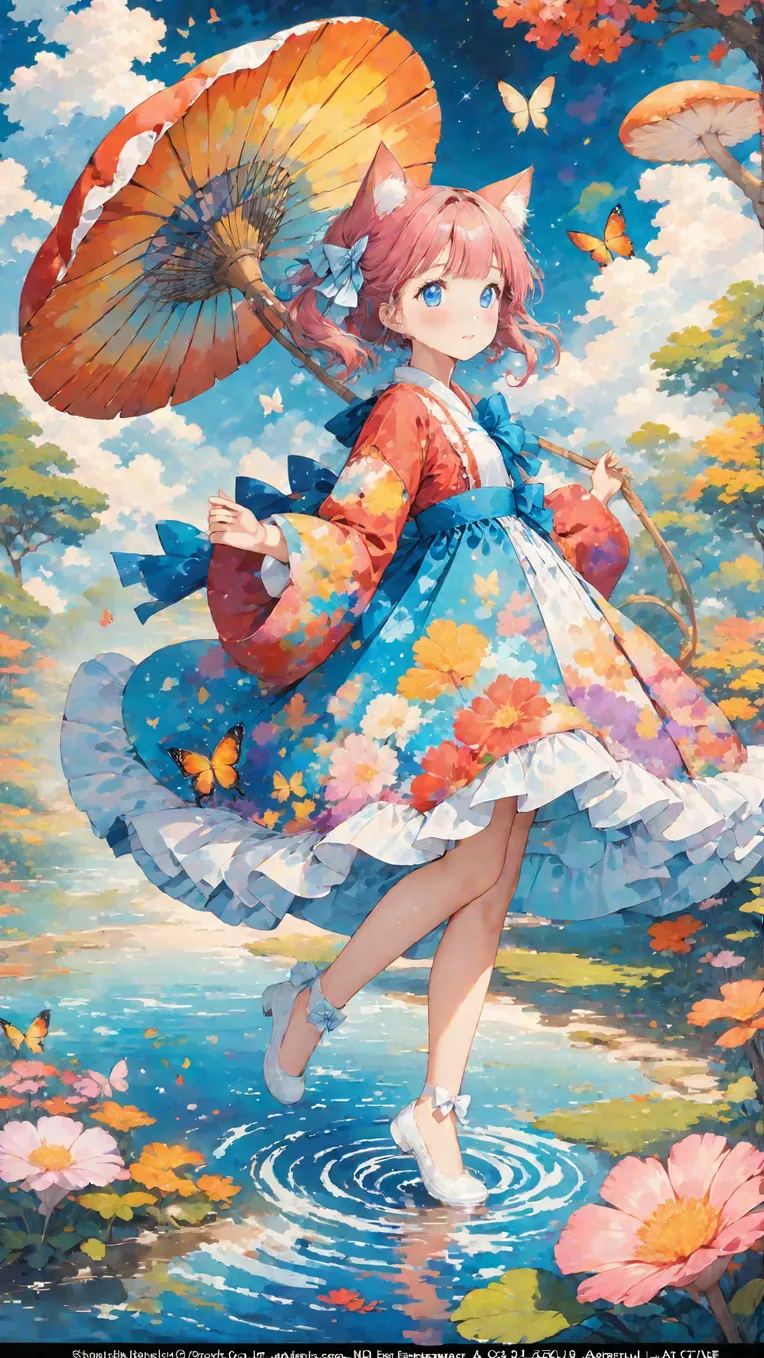 Anime Style,Hand-Drawn,Girl,LoRA,SDXL