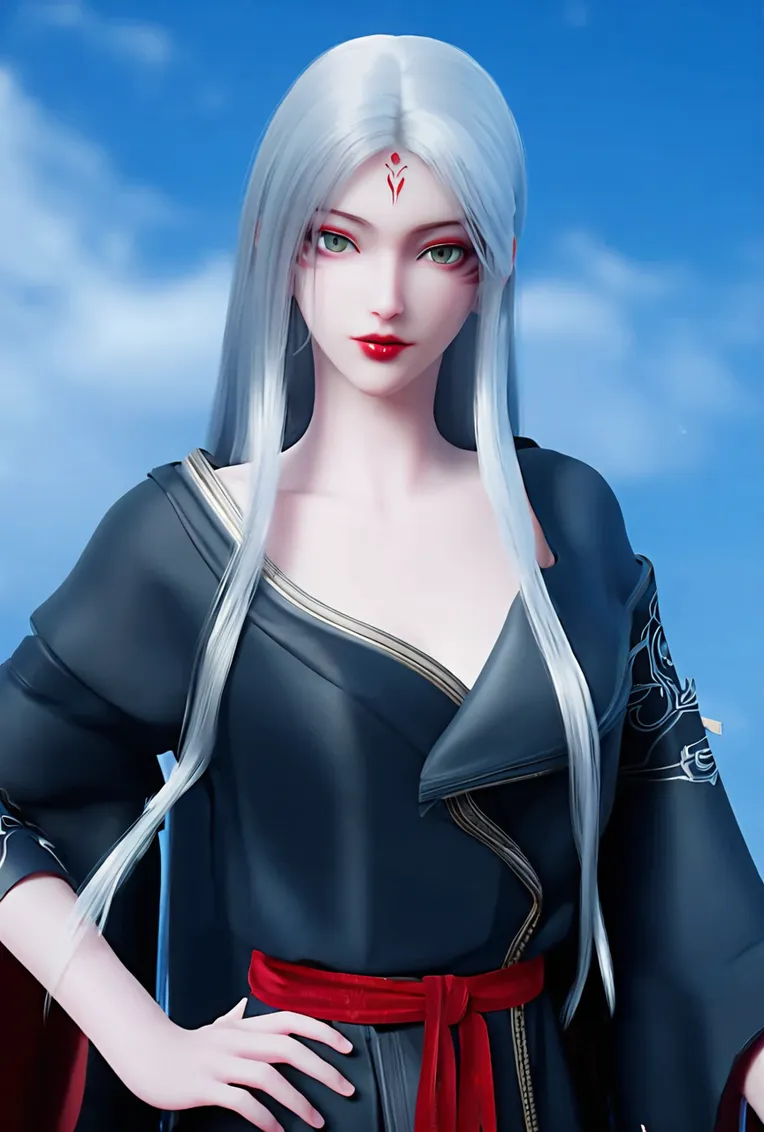CGI style,Anime Character,Girl,LoRA,HunyuanDiT v1.2