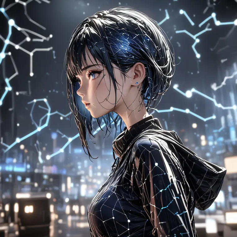 CGI style,Anime Style,Girl,LoRA,SDXL