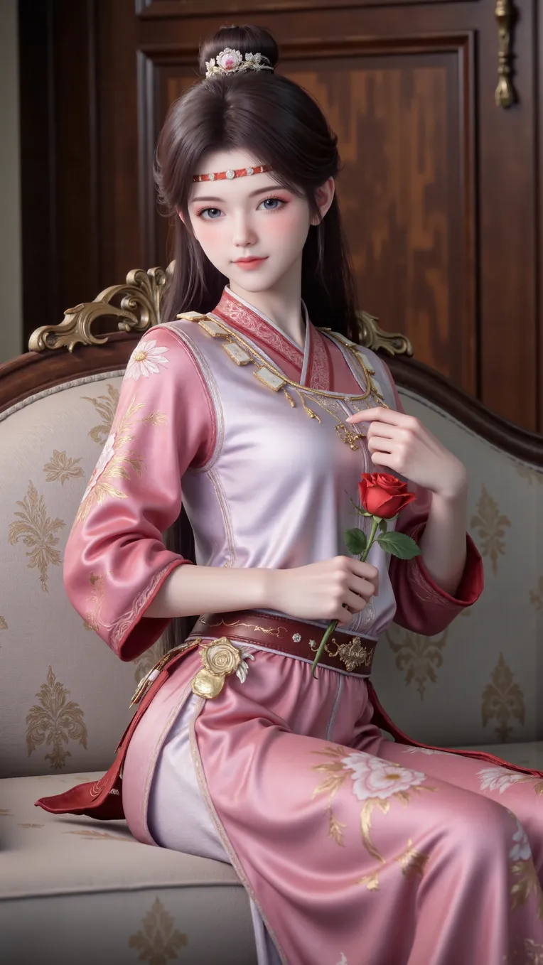 CGI style,Girl,Game Icon & Prop Design,LoRA,FLUX.1