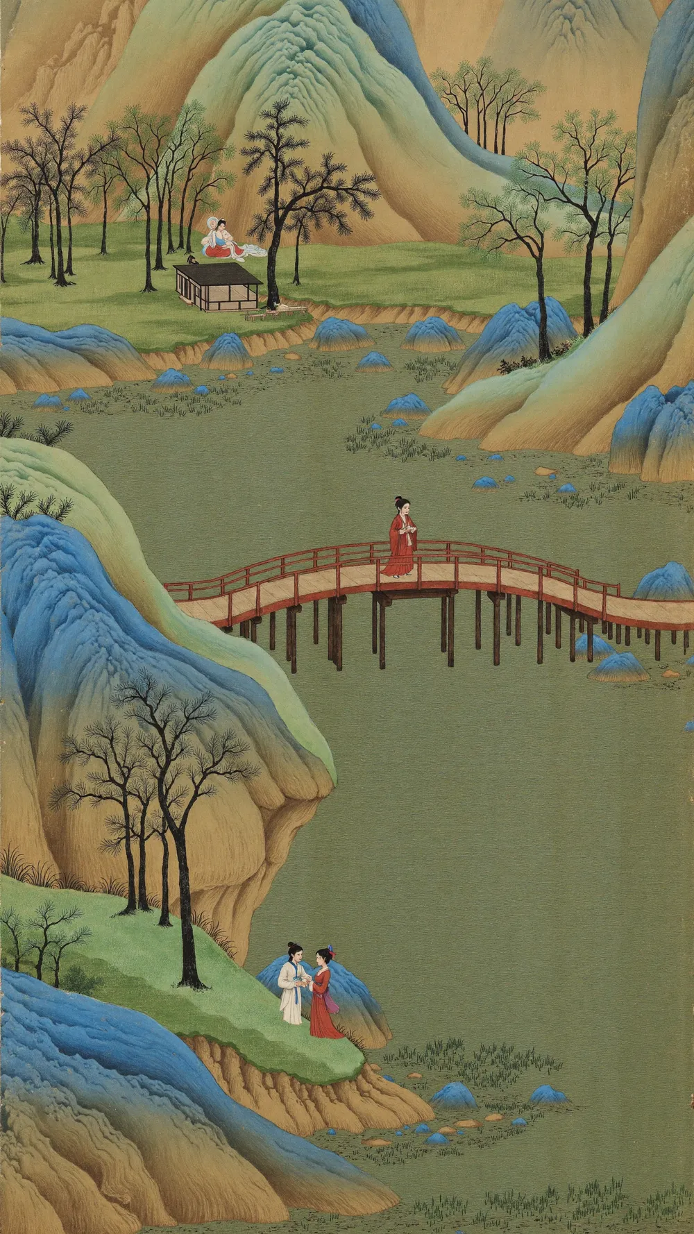 X千里江山图-王希孟_中国山水画-LoRA-DeepBlue藍心-LiblibAI