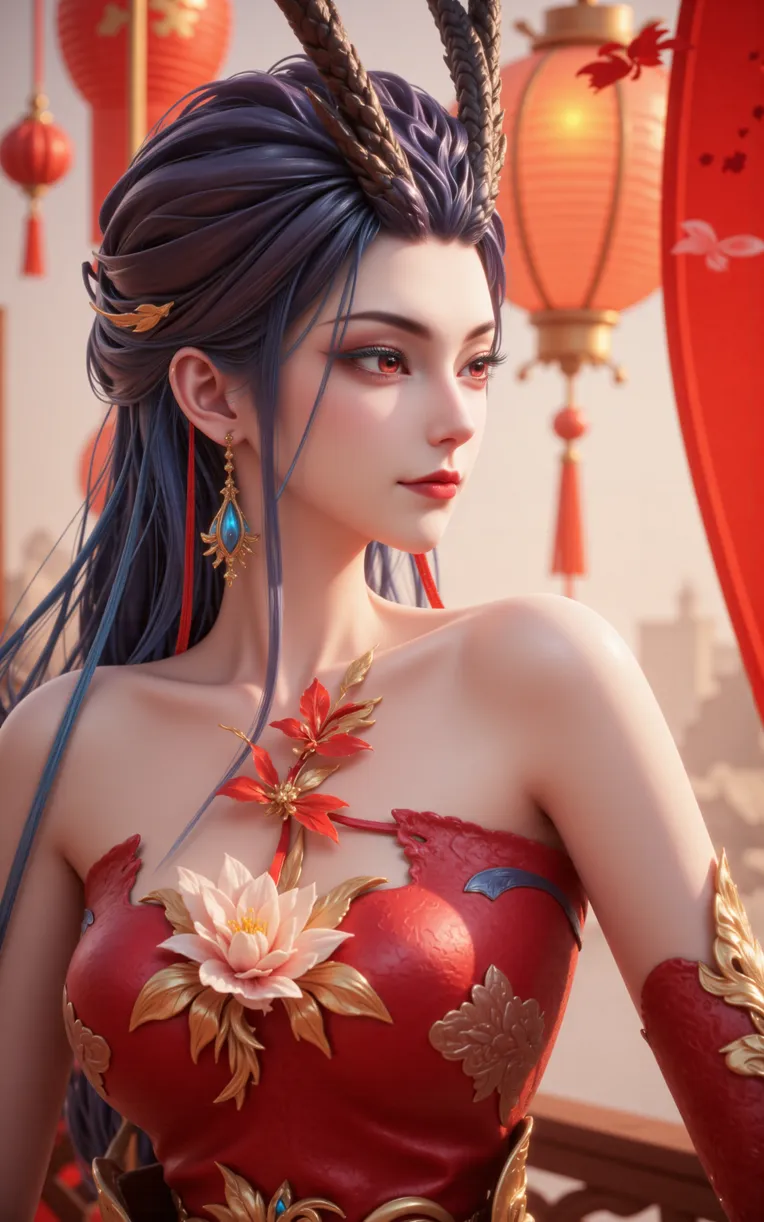 X玄衣玄姨还原版-F.1-LoRA-DeepBlue藍心-Shakker
