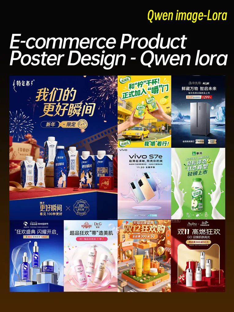 Product Poster,Composition Control,Product,LoRA,