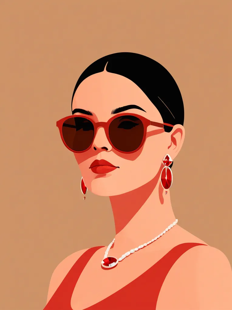 Flat,Flat Illustration,Girl,LoRA,SDXL