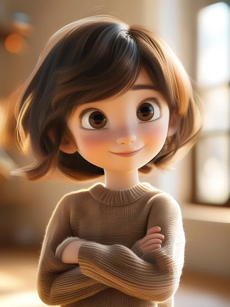 Cartoon style,Digital Painting Media,Girl,LoRA,HunyuanDiT v1.2