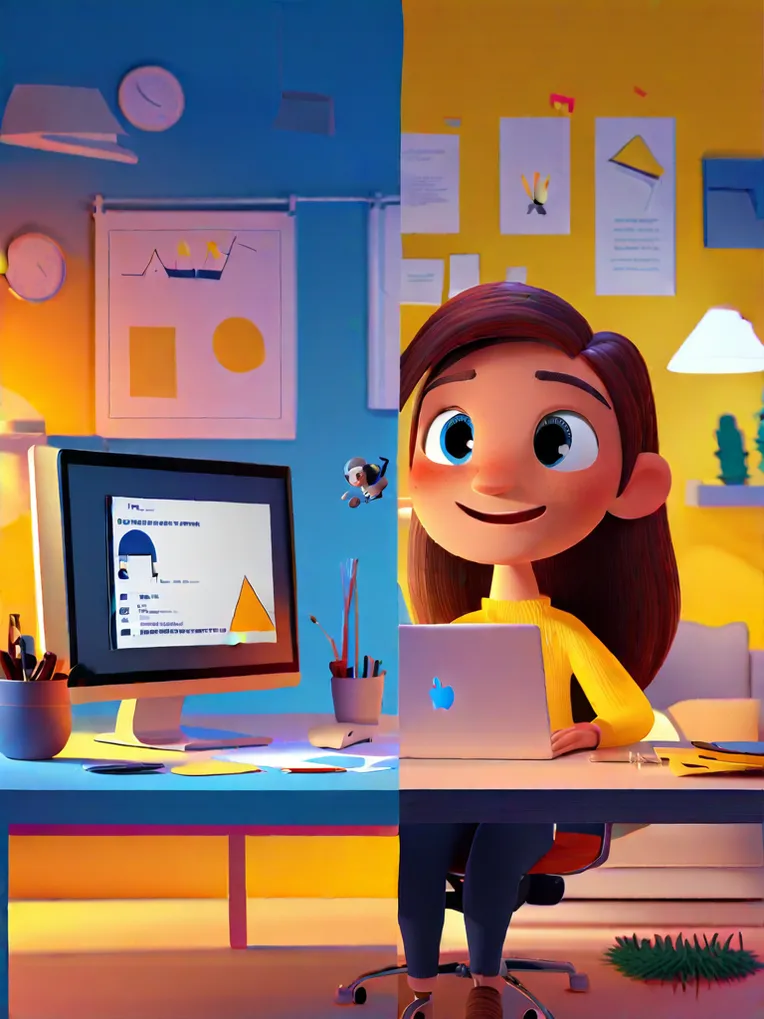 Cartoon style,Digital Painting Media,Girl,LoRA,HunyuanDiT v1.2