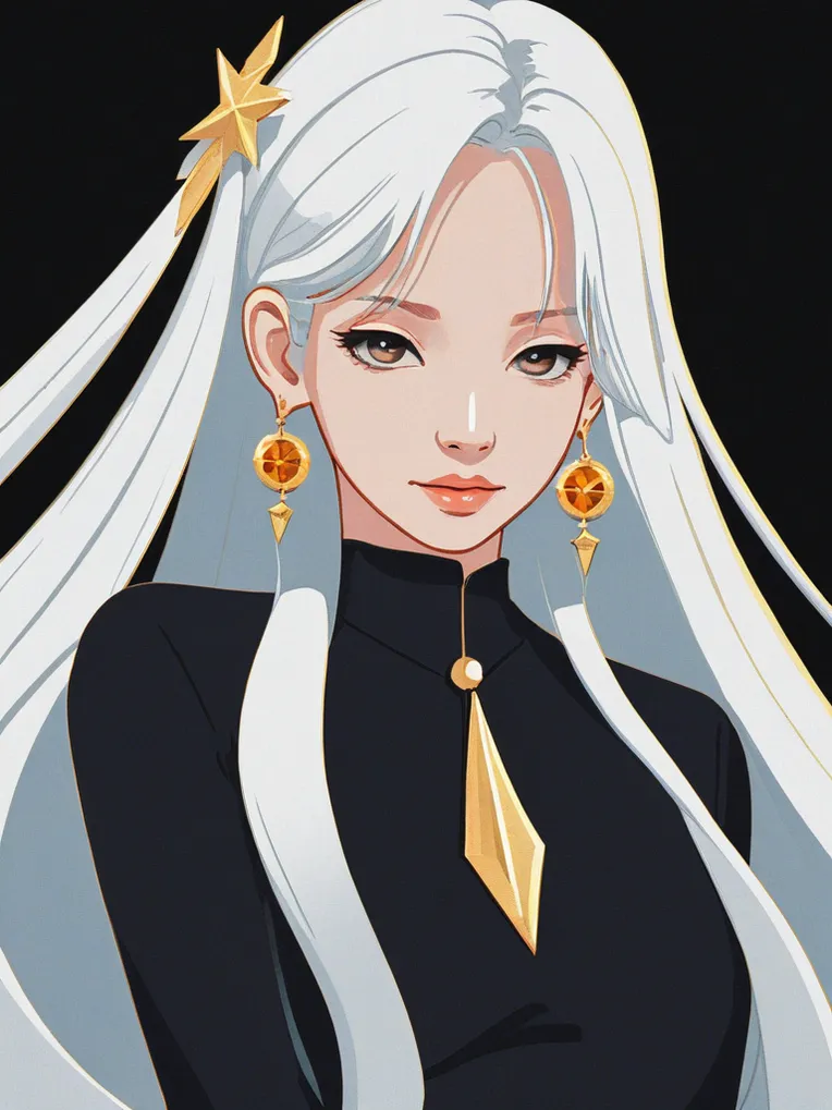 Flat,Flat Illustration,Girl,LoRA,SDXL