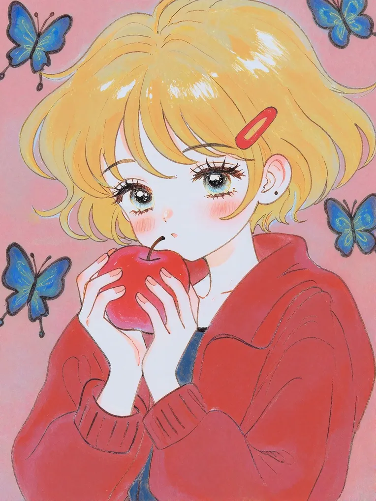 Kids' Illustration,Girl,LoRA,