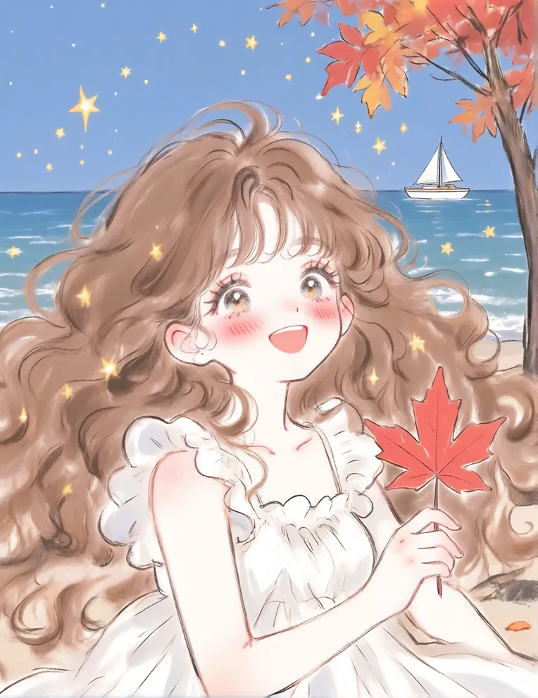 Traditional Painting Media,Girl,LoRA,