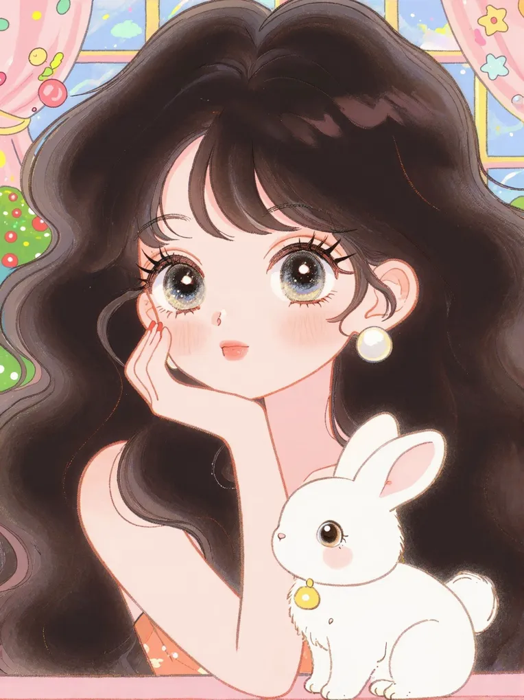 Kids' Illustration,Girl,LoRA,