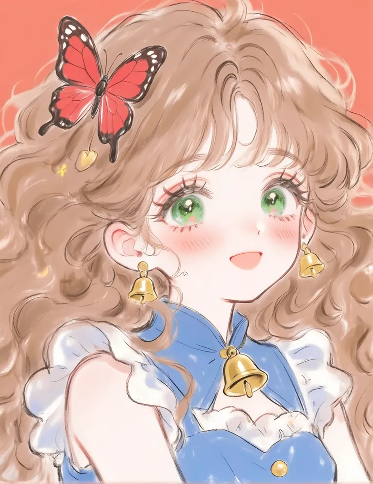 Traditional Painting Media,Girl,LoRA,