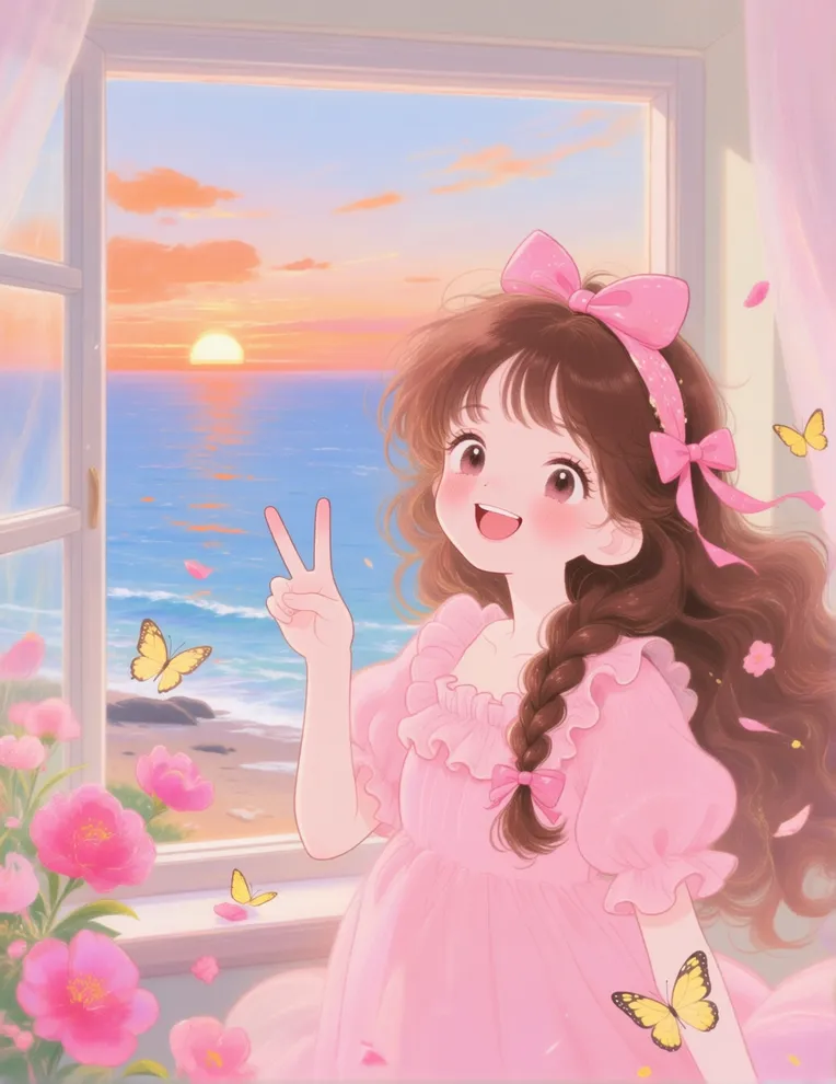 Digital Painting Media,Girl,LoRA,