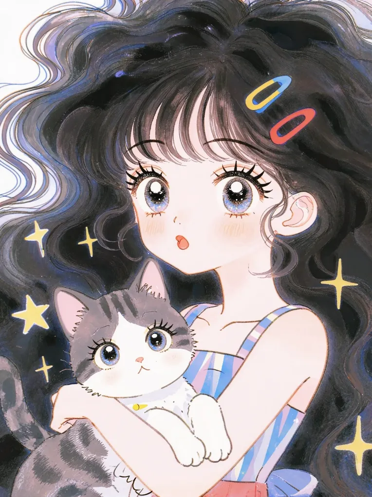 Kids' Illustration,Girl,LoRA,