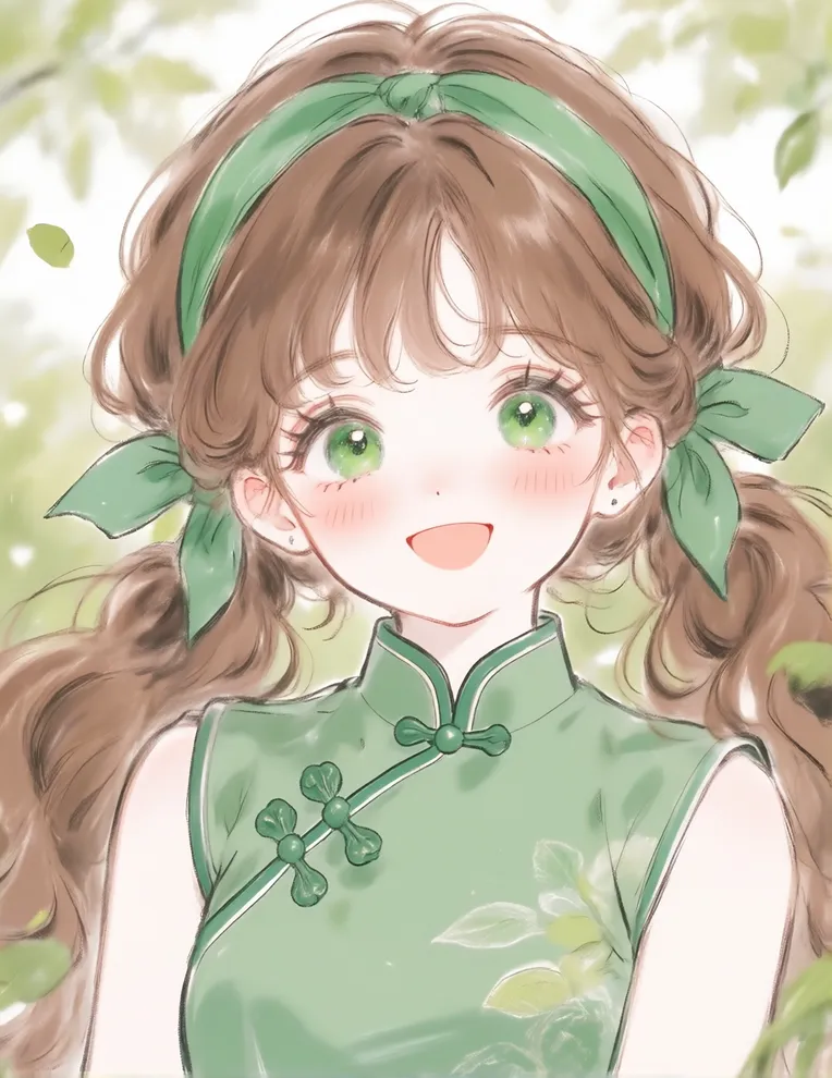 Traditional Painting Media,Girl,LoRA,