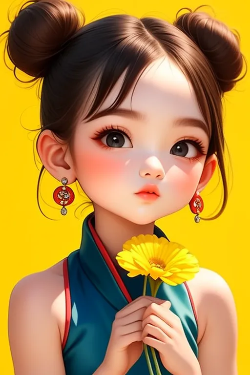 Cartoon style,Anime Character,Girl,LoRA,SD 1.5