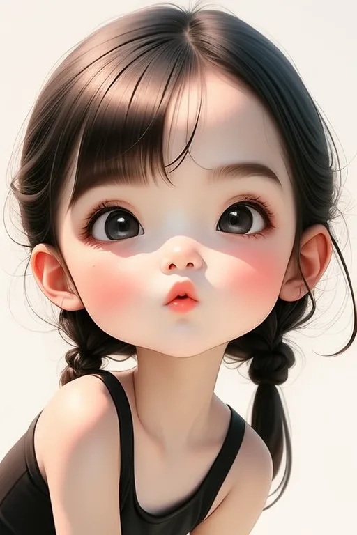 Cartoon style,Anime Character,Girl,LoRA,SD 1.5