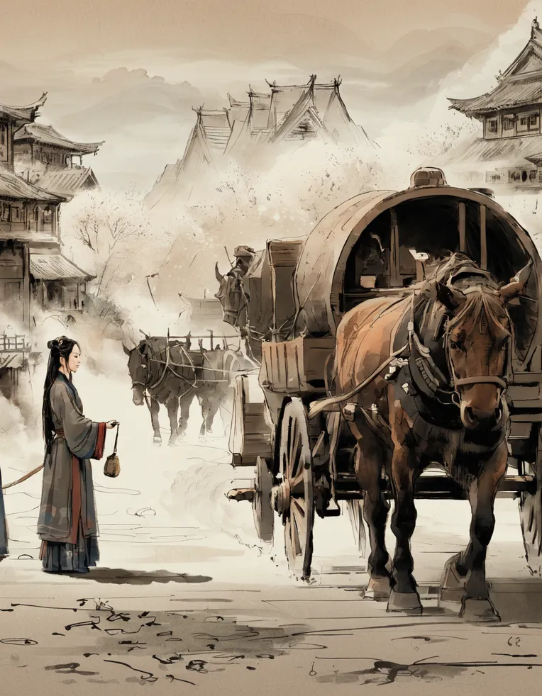 Chinese Style,Street Photography,Girl,Checkpoint,SDXL