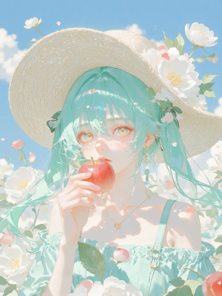 Traditional Painting Media,Girl,Style Boost,LoRA,FLUX.1