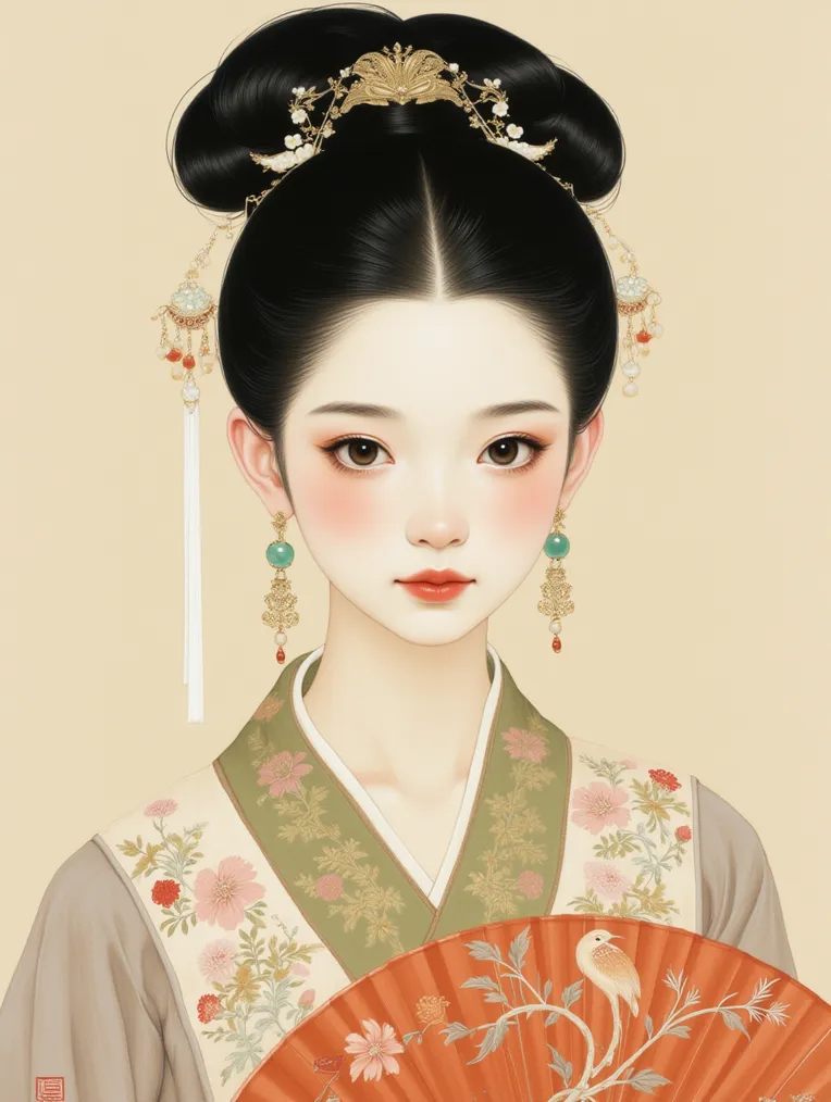 Illustration,Chinese Style,Girl,LoRA,FLUX.1