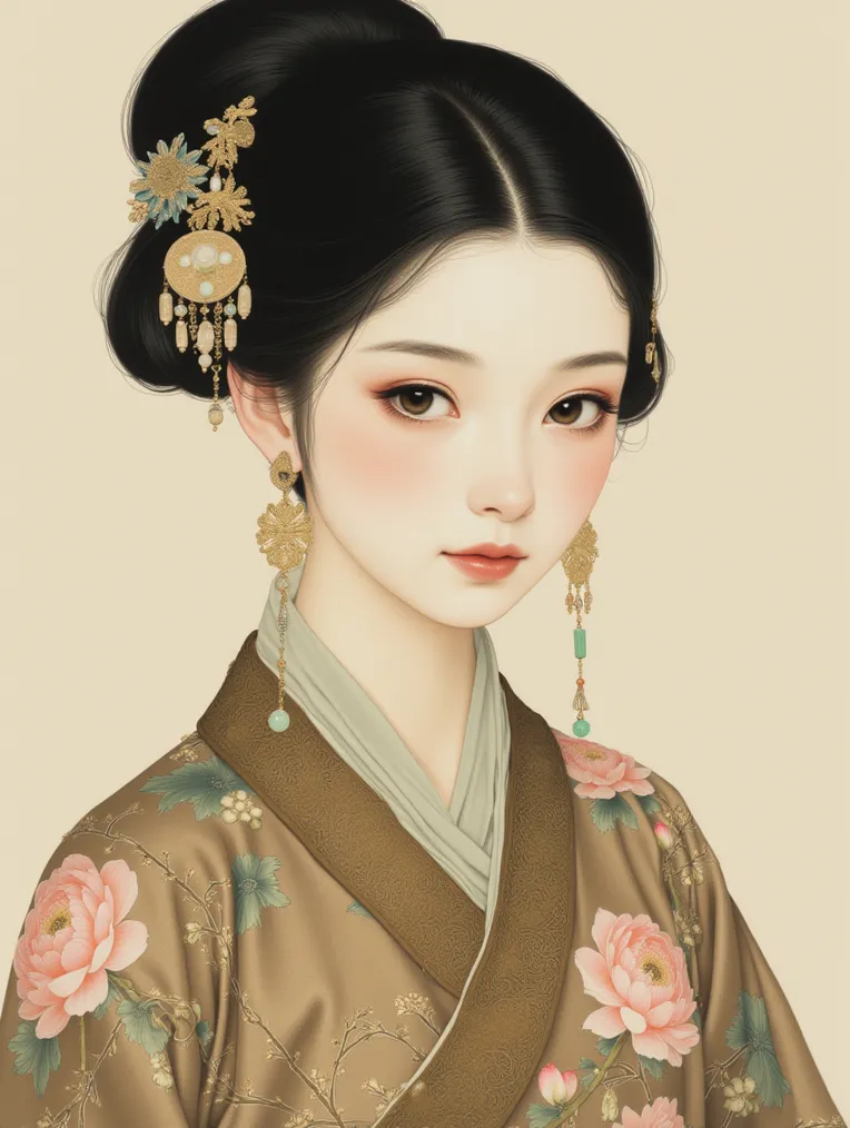 Illustration,Chinese Style,Girl,LoRA,FLUX.1
