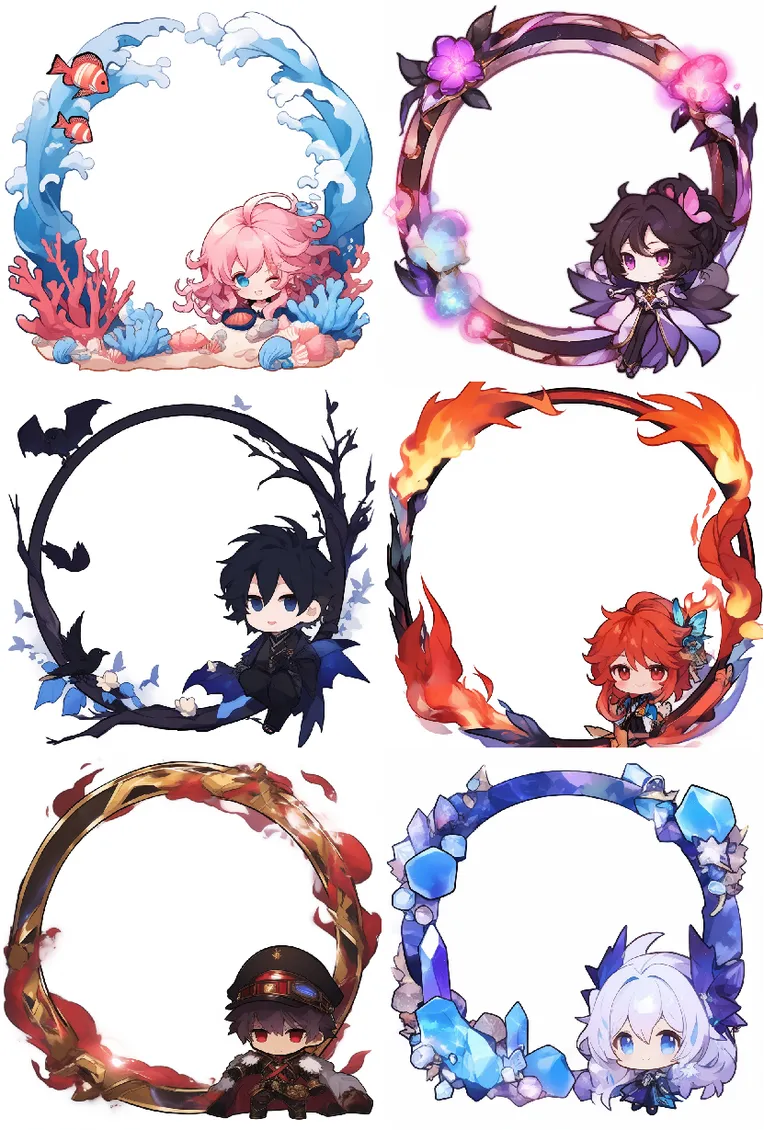 Anime,Game Icon & Prop Design,Style Boost,LoRA,HunyuanDiT v1.2