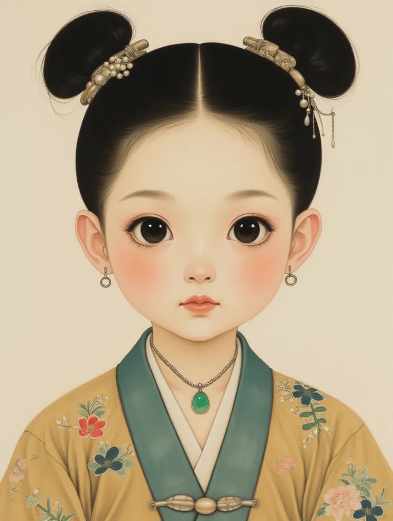 Illustration,Chinese Style,Girl,LoRA,FLUX.1