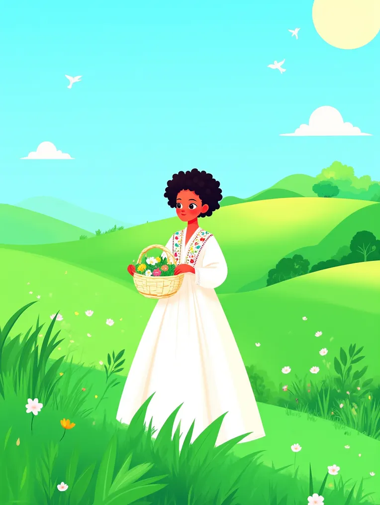 Flat,Flat Illustration,Girl,LoRA,FLUX.1