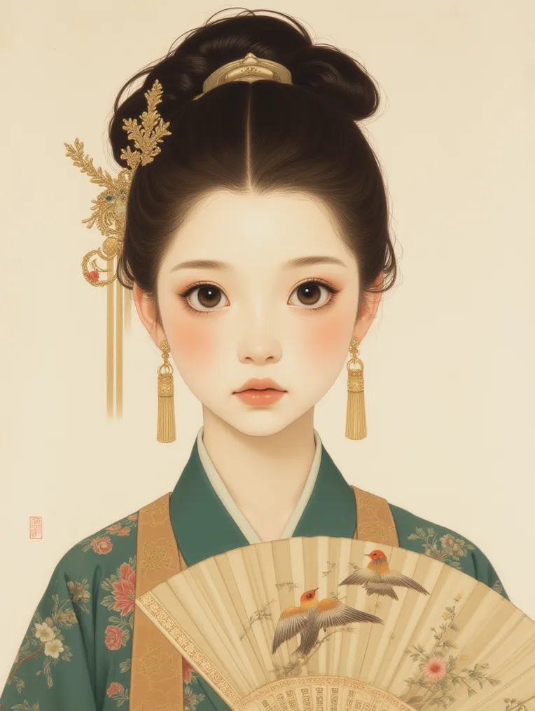 Illustration,Chinese Style,Girl,LoRA,FLUX.1