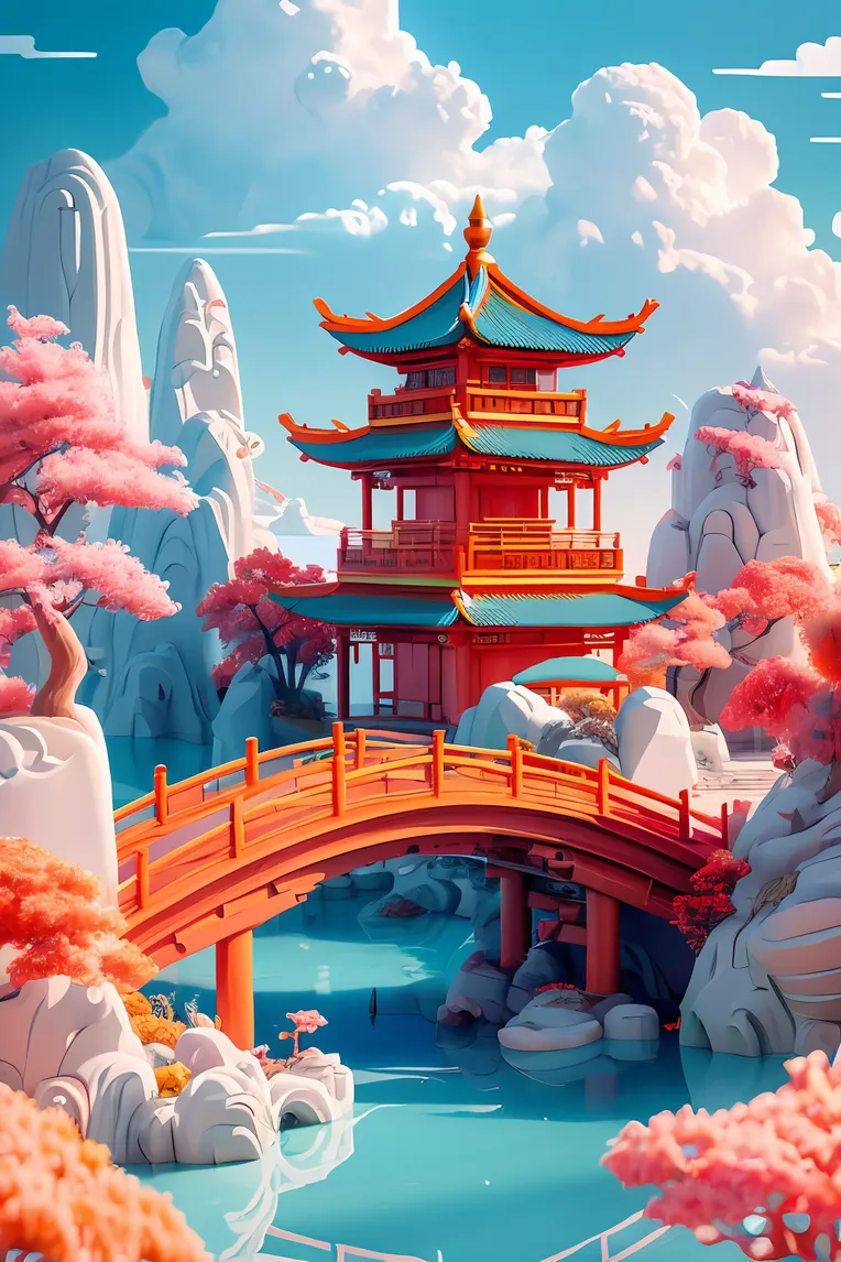 Cartoon style,Chinese Style,Digital Painting Media,LoRA,SD 1.5