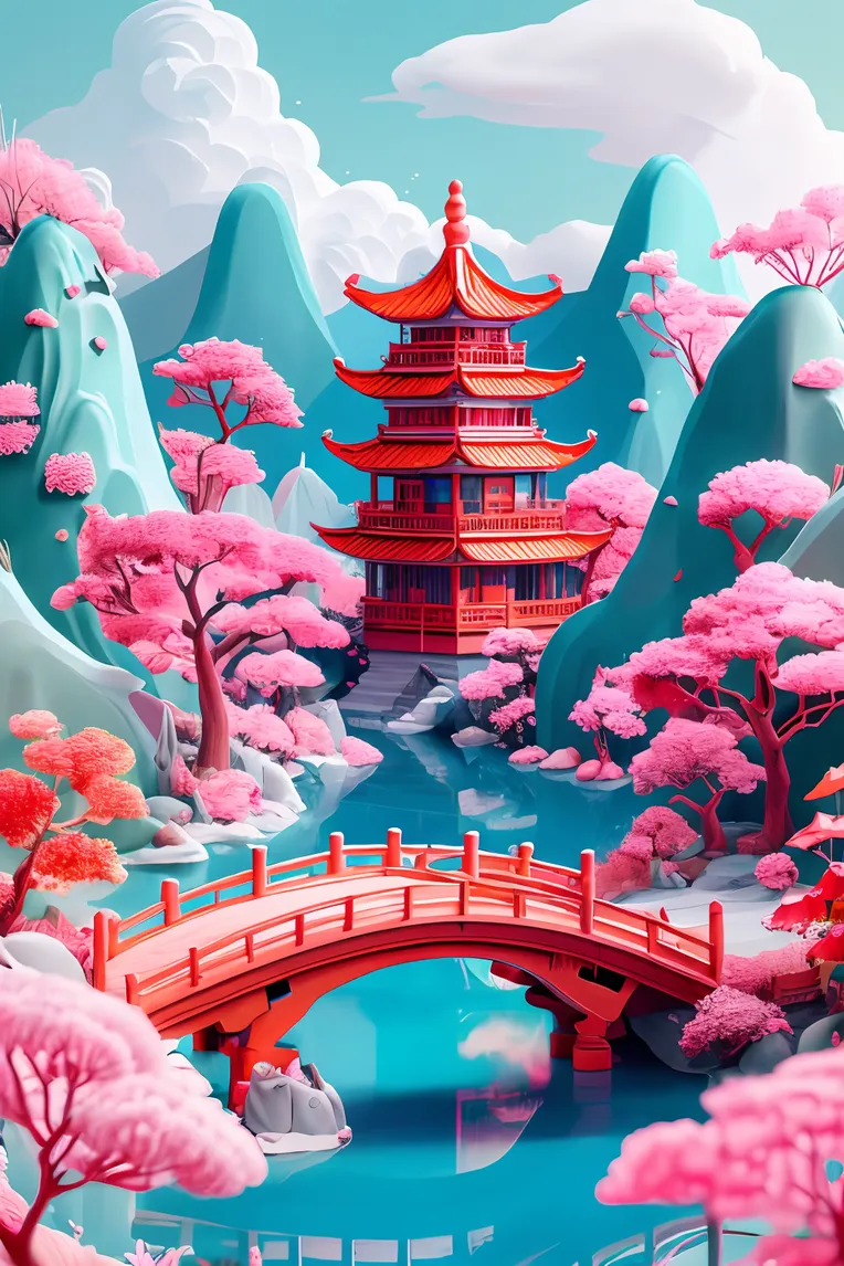 Cartoon style,Chinese Style,Digital Painting Media,LoRA,SD 1.5