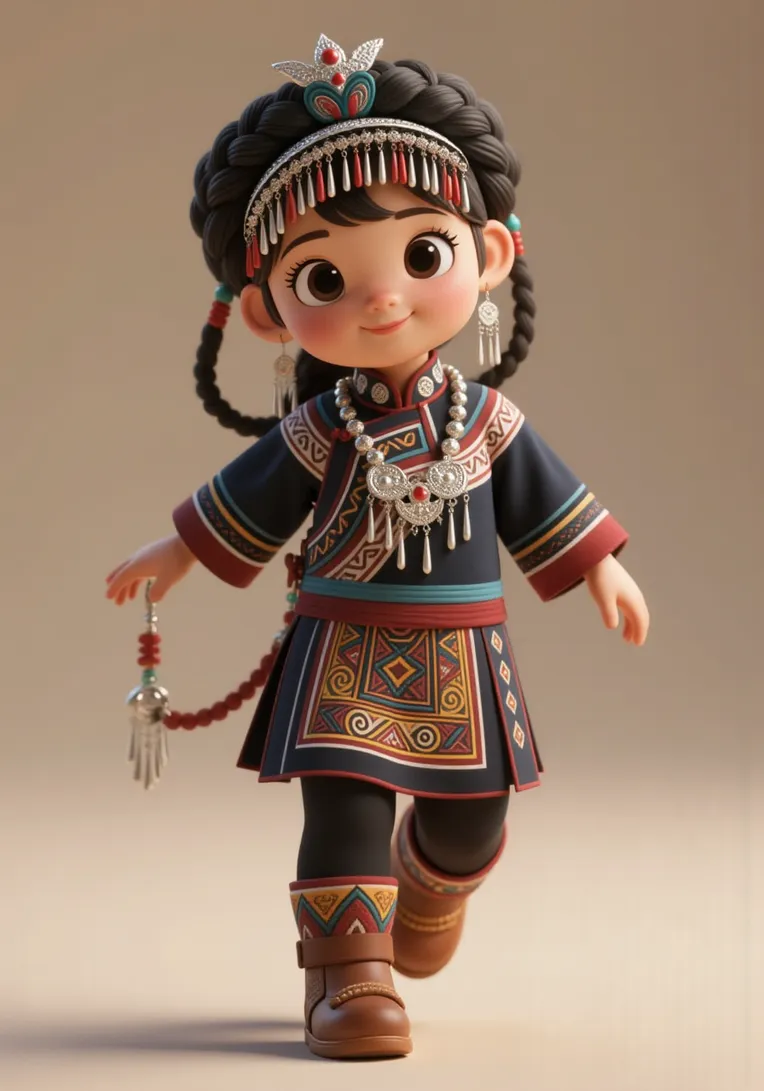 Cartoon style,Girl,Style Boost,LoRA,FLUX.1