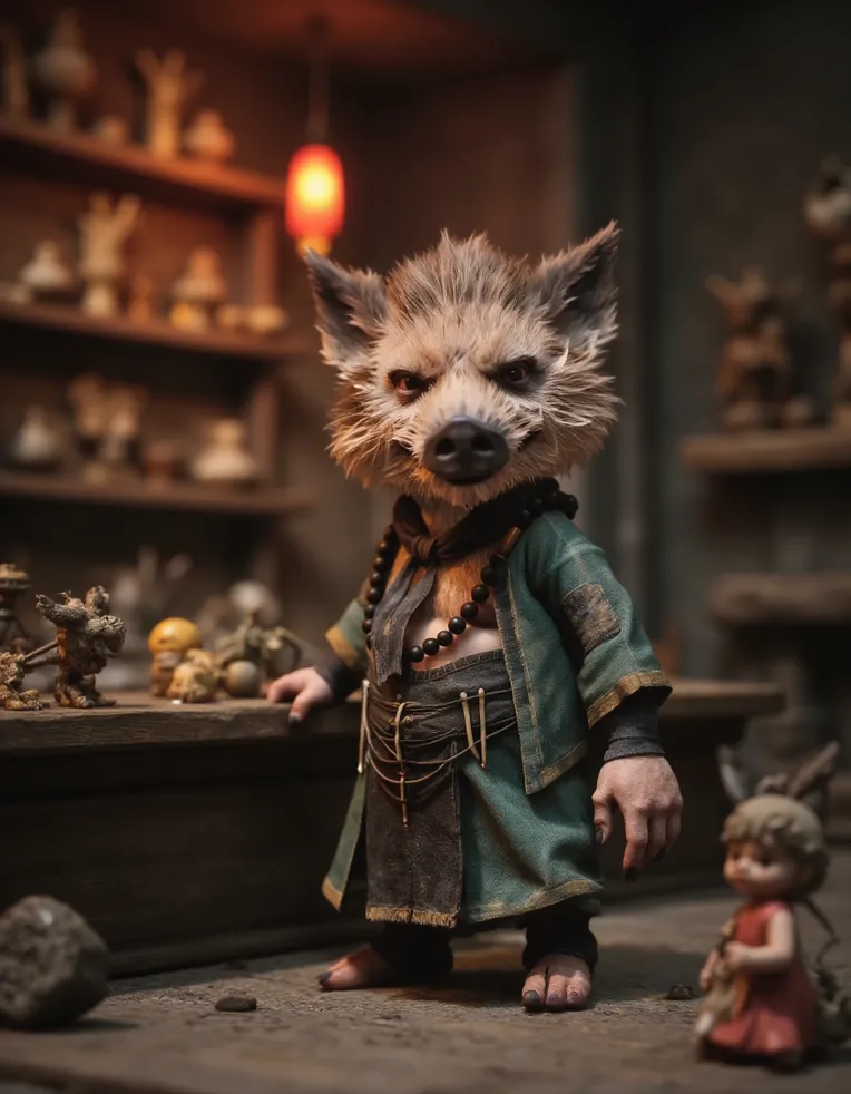 CGI style,Game Character Design,Animal,LoRA,FLUX.1