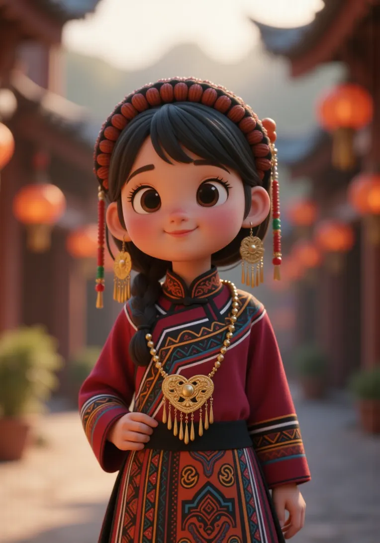 Cartoon style,Girl,Style Boost,LoRA,FLUX.1