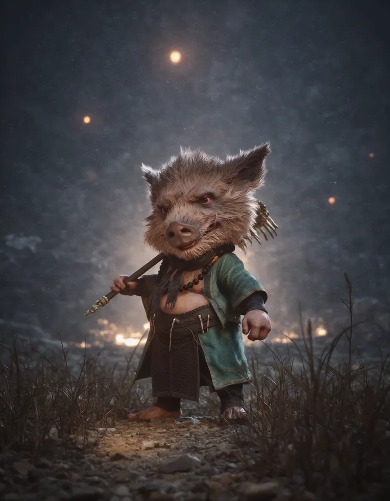 CGI style,Game Character Design,Animal,LoRA,FLUX.1