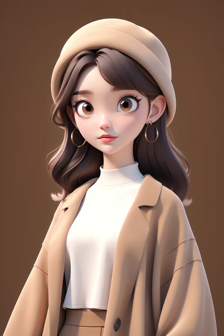 Cartoon style,Girl,IP Character,LoRA,SD 1.5